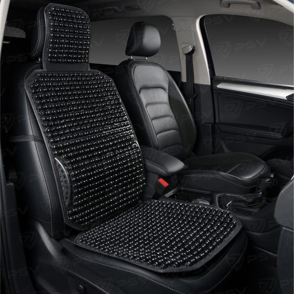 Накидка массажная PSV P2010 BIG PLUS (большая с поддержкой) шарики (Черный), 1 шт.