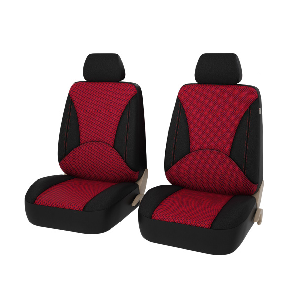 Чехлы PSV Imperial Next 2 FRONT (Красный), экокожа + жаккард (JP-02/18-152) (ХИТ ПРОДАЖ)